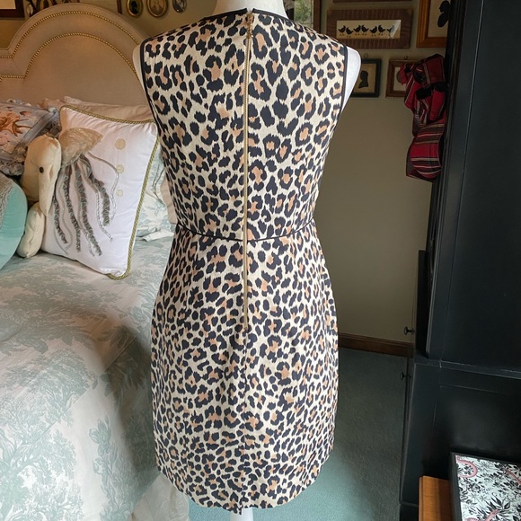 Kate Spade Cotton/Silk ‘Look For The Silver Lining’ Leopard Dress - Picture 5 of 15